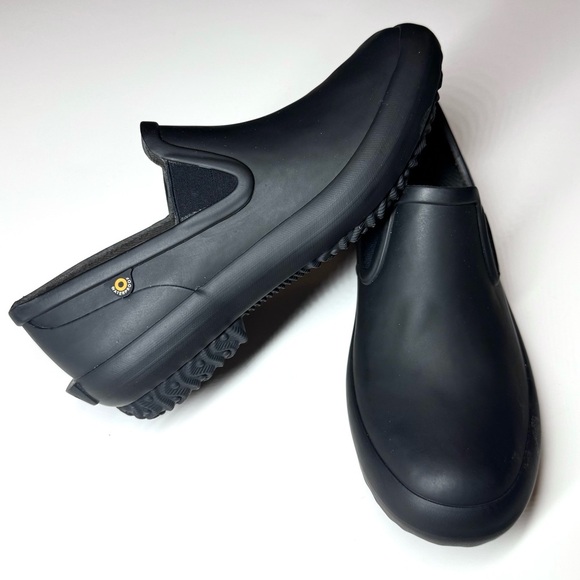 BOGS Women's Patch Slip-On Slides Everyday Shoes-Black waterproof Size- 6 - Picture 1 of 10